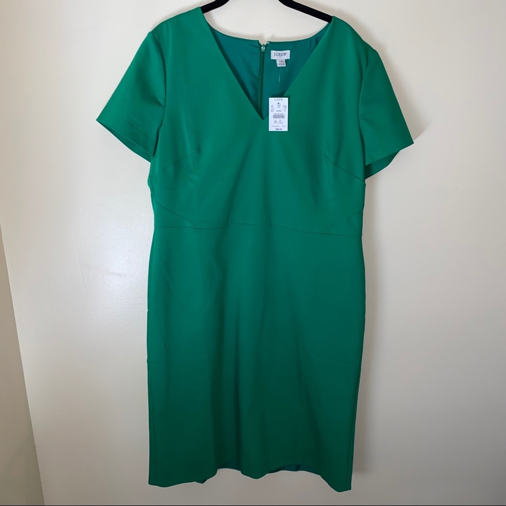 NWT Green JCrew Dress